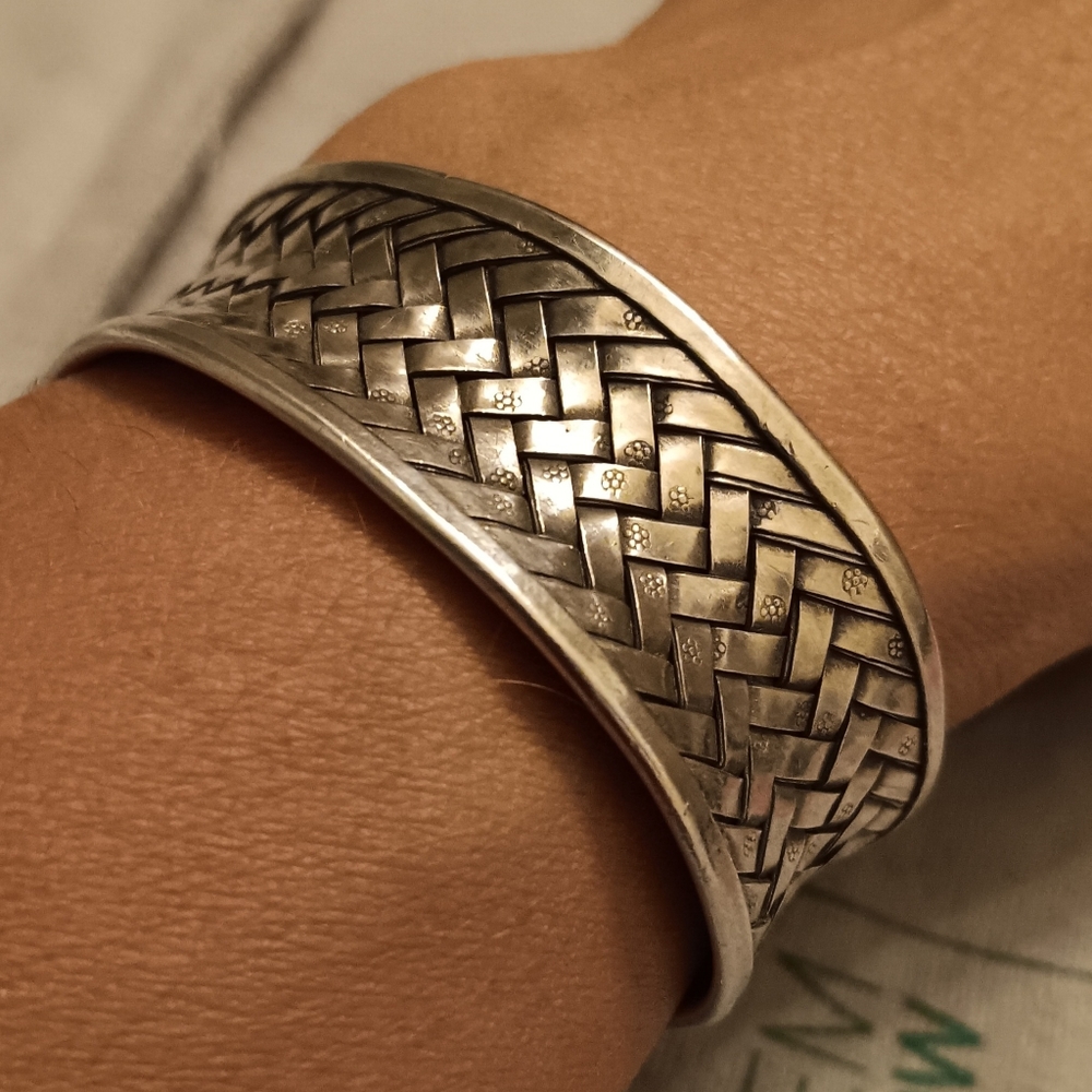 925 Thailand cuff bracelet